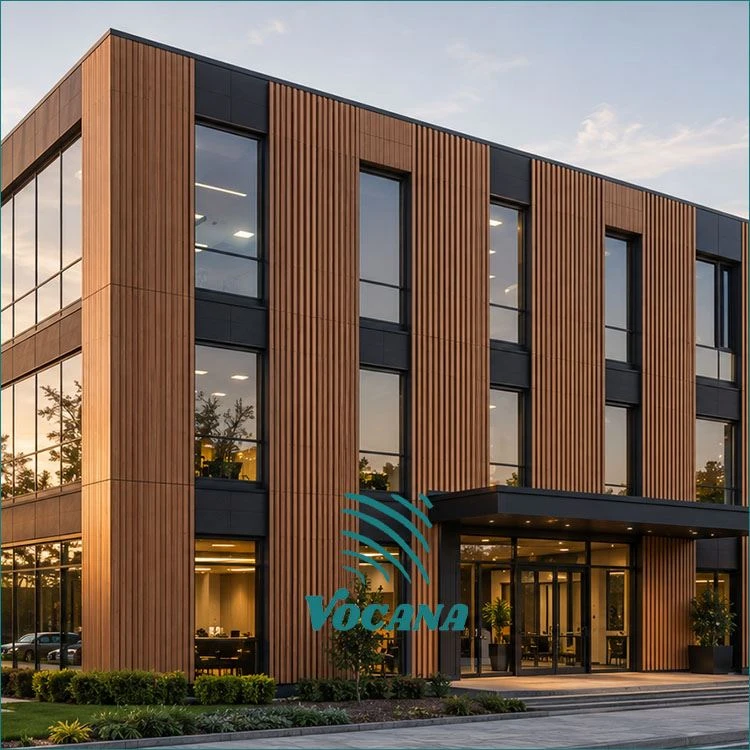 product-1-1 WPC cladding used for a German commercial building facade renovation