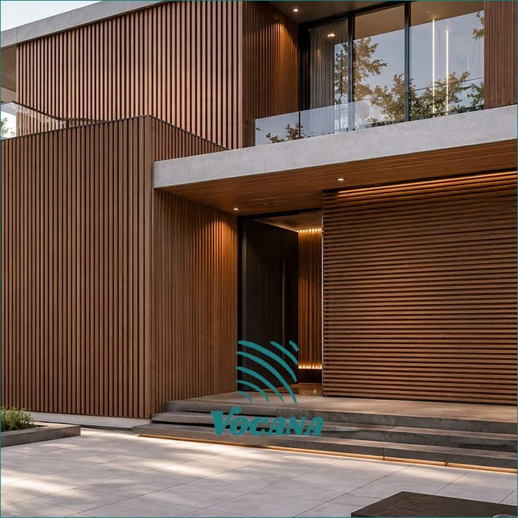 Tấm ốp WPC cho mặt tiền tòa nhà chăm sóc sức khỏe|vocana